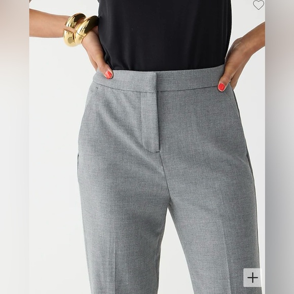 Grey J Crew Kate pant in four season stretch - Picture 3 of 4